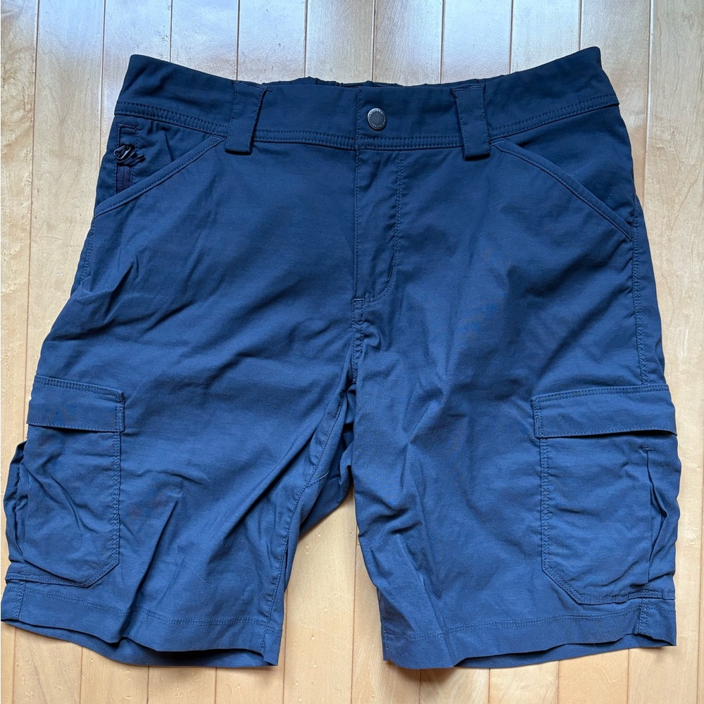 EUC Duluth Trading Co Blue Cargo Shorts 10